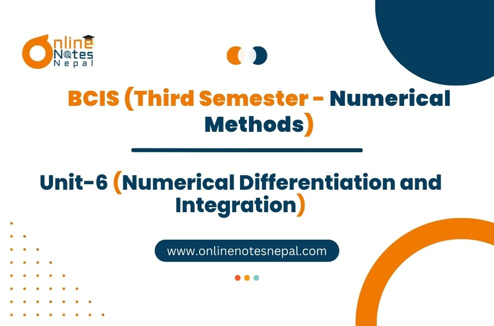 Numerical Differentiation and Integration Photo